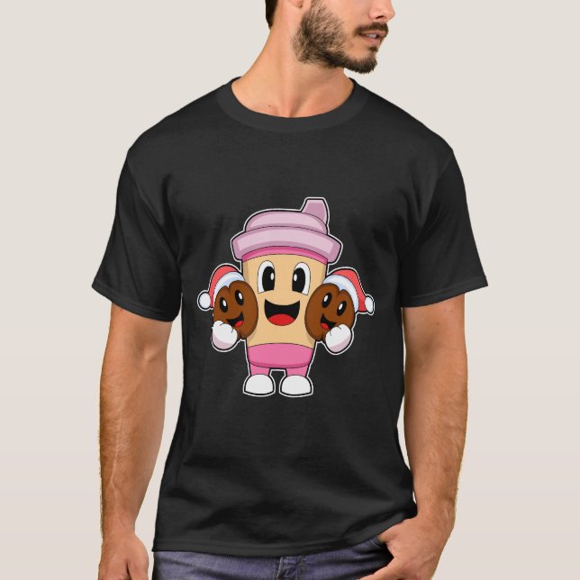 Camiseta Café Natal Grão de café (Frente)