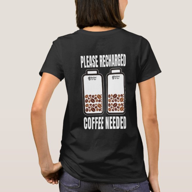 Camiseta Café Necessário Mulheres Negras (Verso)