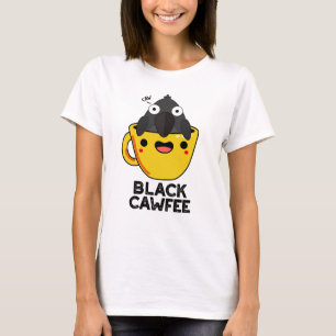 Camiseta Café Negro Funny Cromado Café