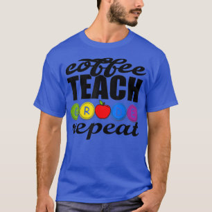 Camiseta Café - Nível de teste repetitivo amadurece profess