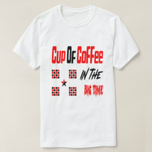 Camiseta Café no grande momento