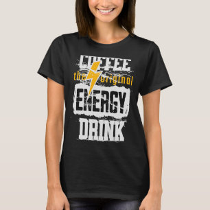 Camiseta Café O Relâmpago De Energia Original
