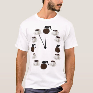 Camiseta Café O'clock o tempo todo