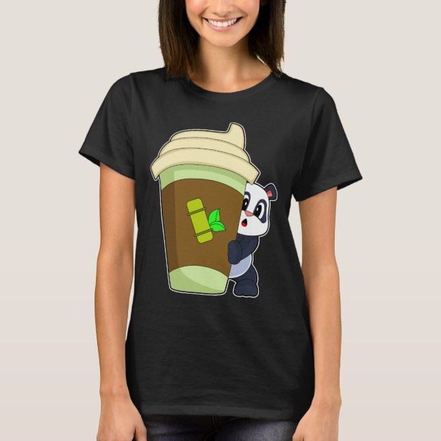 Camiseta Café Panda a ir (Frente)