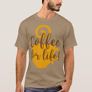 Camiseta Café para a vida