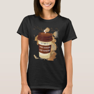 Camiseta Café Para Mulheres Do Café Da Vida