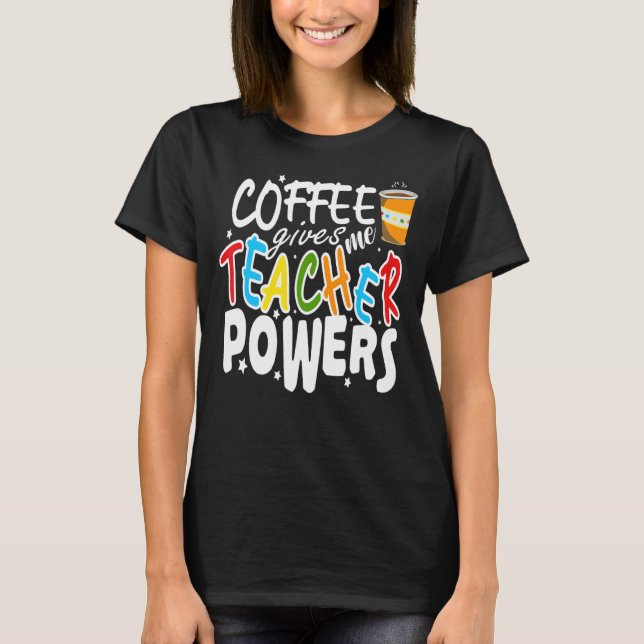 Camiseta Café Para Professores De Matemática Café Para Ensi (Frente)