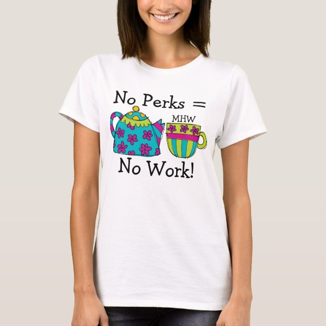 Camiseta Café Perks ... : ) SRF (Frente)