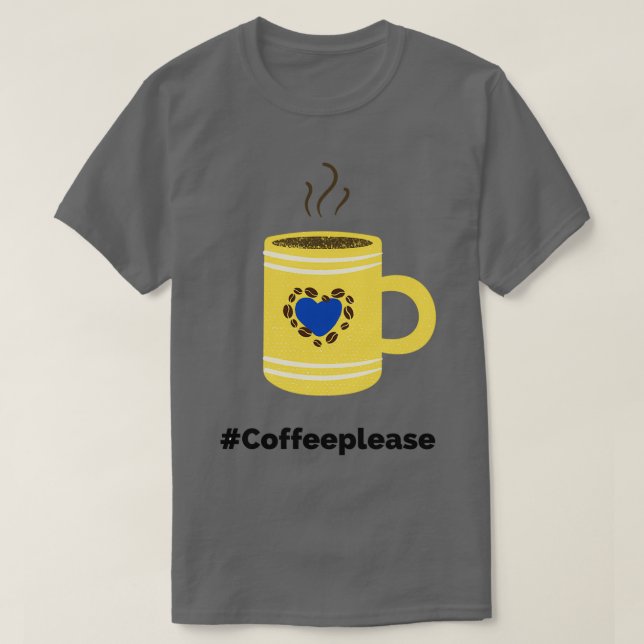 Camiseta Café Por Favor 7 (Frente do Design)