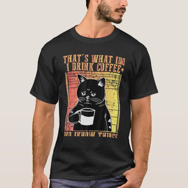 Camiseta Café Porque Assassinato É Gato Negro Errado (Frente)