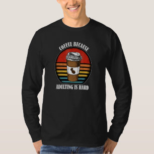 Camiseta Café Porque Eu Amo Café Retro Xícara De Café