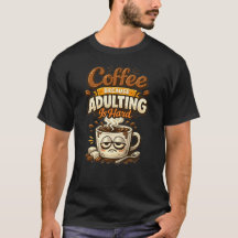 Café Porque Ser Adulto é Difícil Citação Divertida