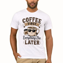 Camiseta Café Primeiro