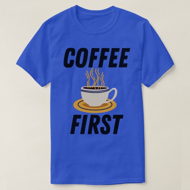 Camiseta Café Primeiro (Frente do Design)