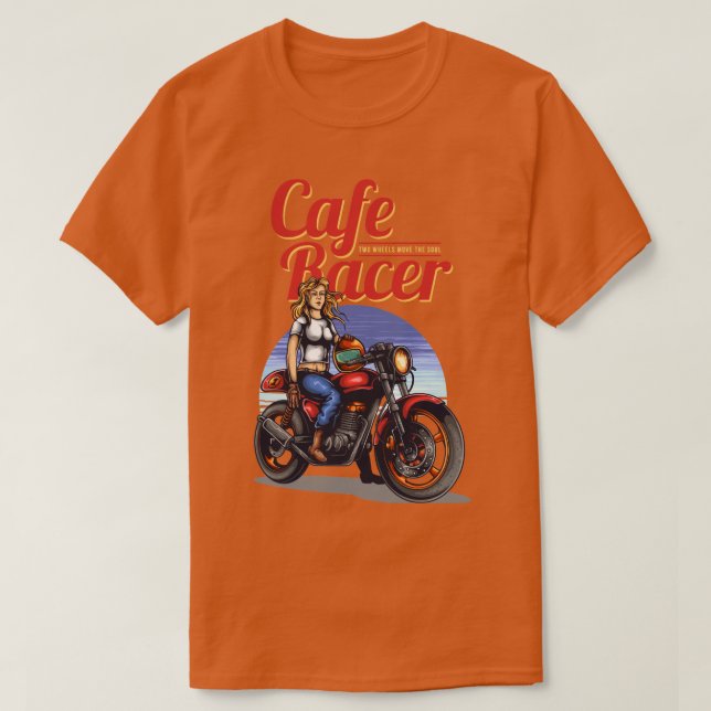 Camiseta Cafe Racer (Frente do Design)