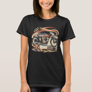 Camiseta Café Racer de Moto Antiga