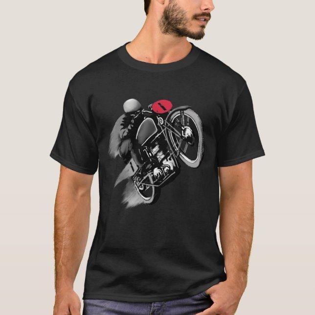 Camiseta Cafe racer vintage um retro (Frente)