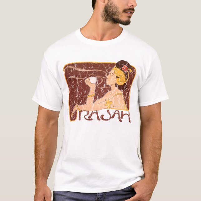 Camiseta Café Rajah - angustiado (Frente)