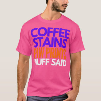 Camiseta Café retém as impressões de pata que Nuff disse