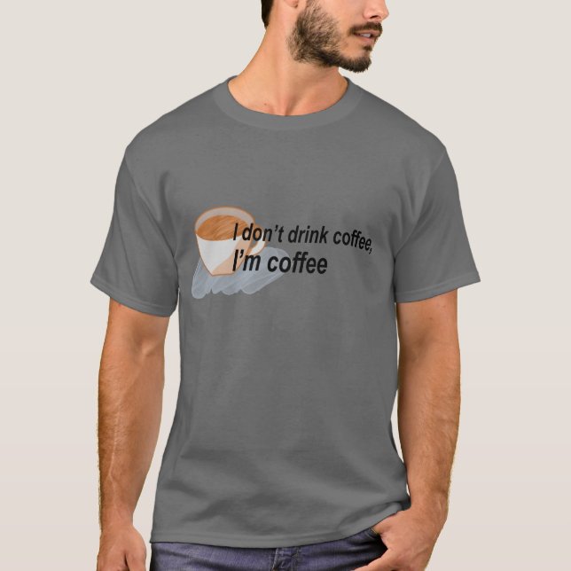Camiseta Café retrô (Frente)