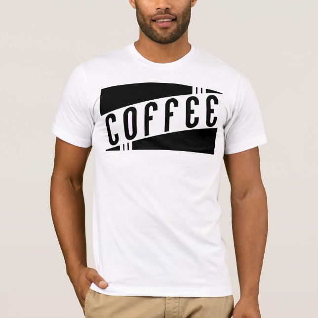 Camiseta café retro (Frente)