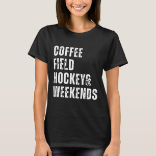 Camiseta Café Retro Hóquei de Campo E Finais de Semana Hóqu