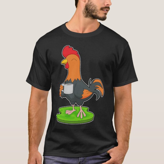 Camiseta Café Rooster Cup (Frente)