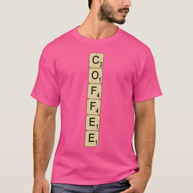 Camiseta Café Scrabble (Frente)