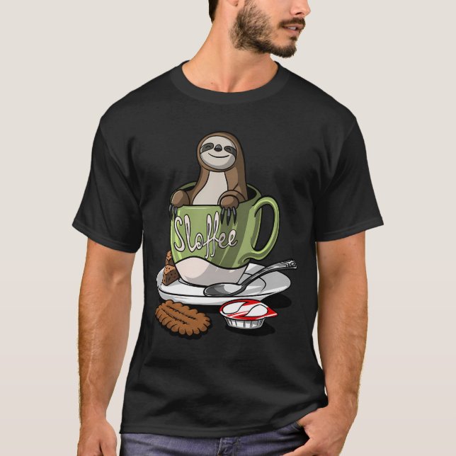 Camiseta Café Sloffee Sloth (Frente)