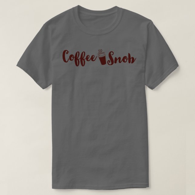 Camiseta Café Snob (Frente do Design)