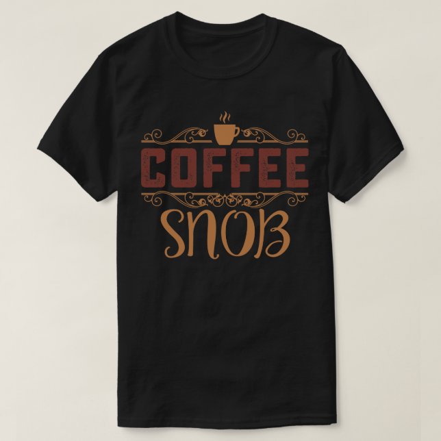Camiseta Café Snob (Frente do Design)