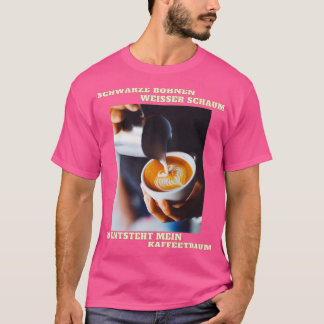 Camiseta Café sonho feijão espumante café