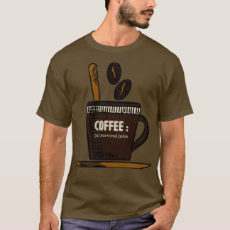 CAMISETA CAFÉ, SUCO DE SOBREVIVÊNCIA