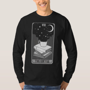 Camiseta Café Tarot Card Caffeine Caffee Fortune Tel