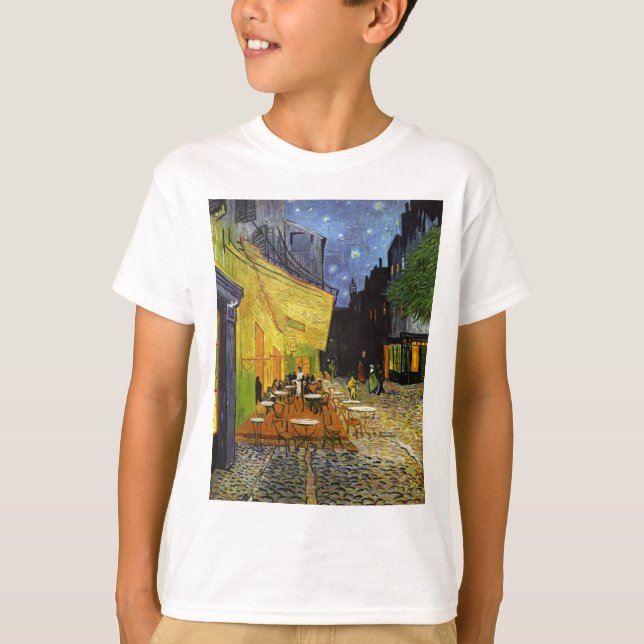 Camiseta Cafe Terrace na Night Van Gogh (Frente)