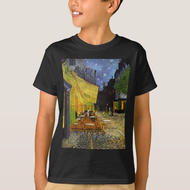 Camiseta Cafe Terrace na Night Van Gogh (Frente)