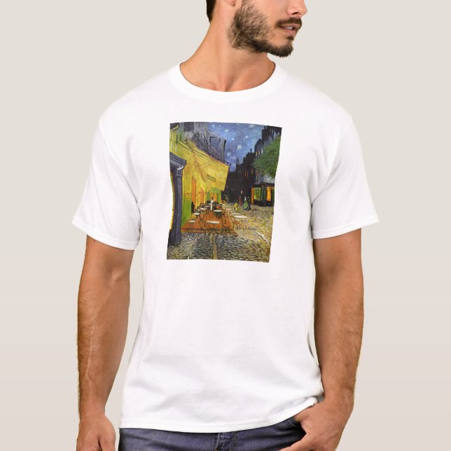 Camiseta Cafe Terrace na Night Van Gogh (Frente)