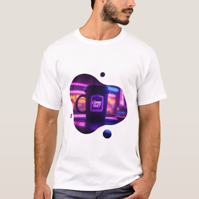 Camiseta café todos os dias, DIA DE OS PAIS (Frente)