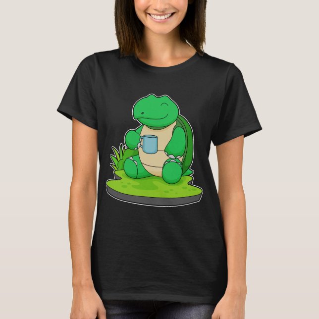 Camiseta Café Turtle Mug (Frente)