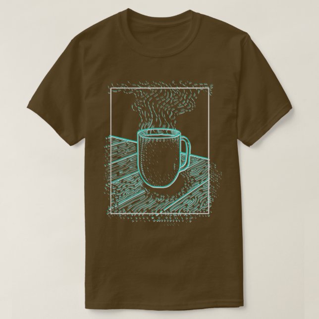 Camiseta Café Vibes (Frente do Design)