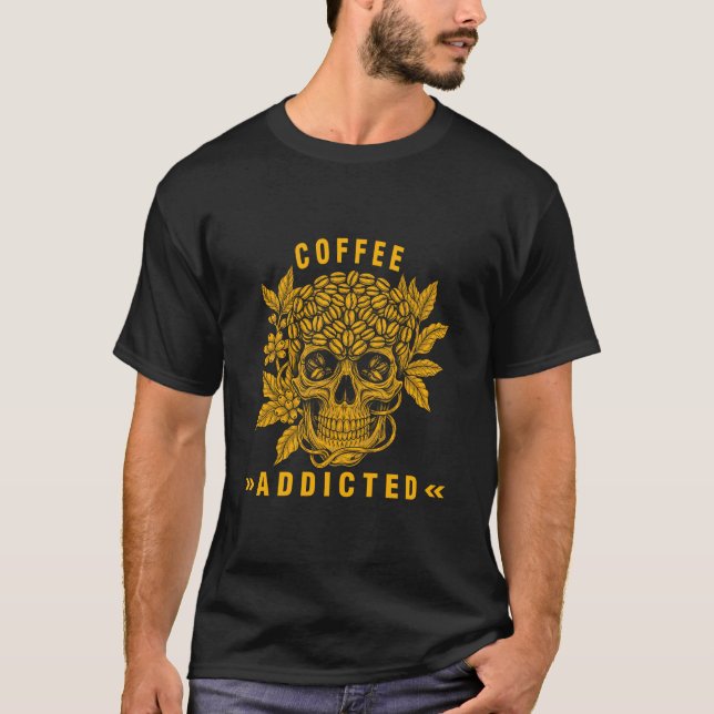 Camiseta Café viciado (Frente)
