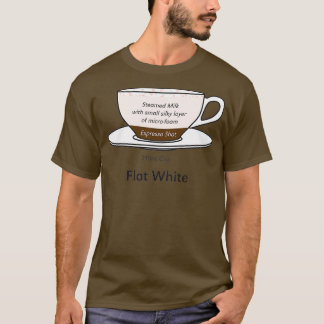 Camiseta Café Viciado em Branco plano sem fundo