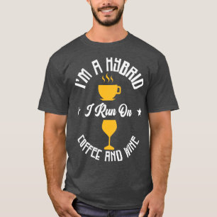 Camiseta Café Vinho Álcool Híbrido Viciado em Café