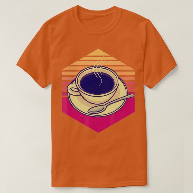 Camiseta Café Vintage Barista (Frente do Design)