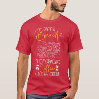 Camiseta Café Xícara de Café Bar engraçado