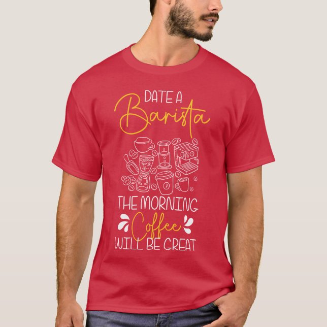 Camiseta Café Xícara de Café Bar engraçado (Frente)