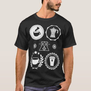 Camiseta Cafeeiro Barista Café Elementos Foodie Café