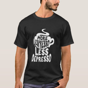 Camiseta Cafeeiro Merch Mais Espresso Menos Depresso, Co