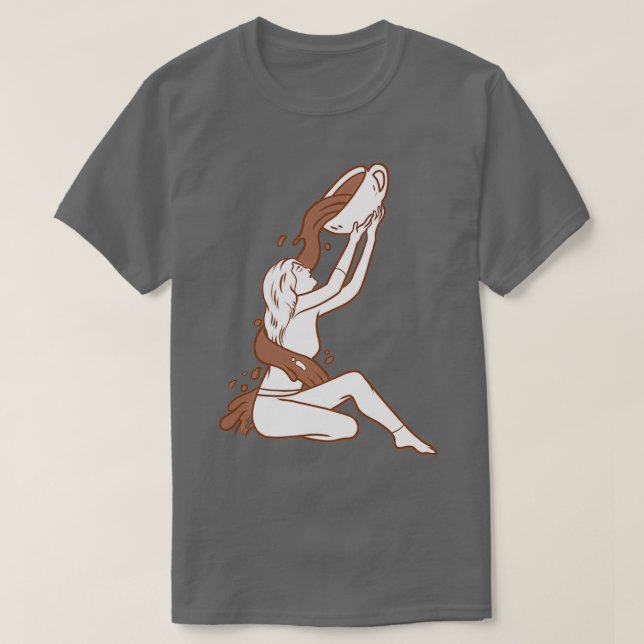 Camiseta Cafeína Cafeína Caf Espresso Cappuccino 23 (Frente do Design)