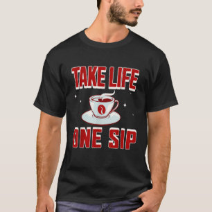 Camiseta Cafeína Cafeine Tea Brew Amantes Cute Espresso Caf